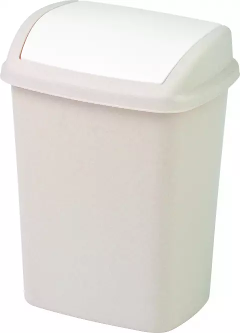 Odpadkový kôš s vyklápacím vekom "Dominik" 10 L béžový lux/ béžový 176504