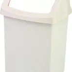 Odpadkový kôs s vyklápacím vekom 25 L béžový lux/béžový 177784