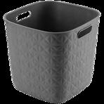 Softex štvorcový kôš 15l 258710 tmavosivý