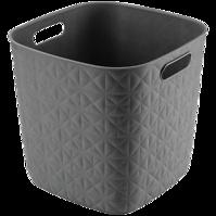 Softex štvorcový kôš 15l 258710 tmavosivý