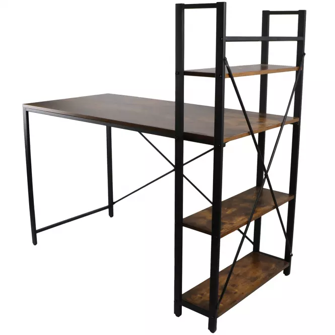 Písací Stôl Loft 8635 E dark vintage wood