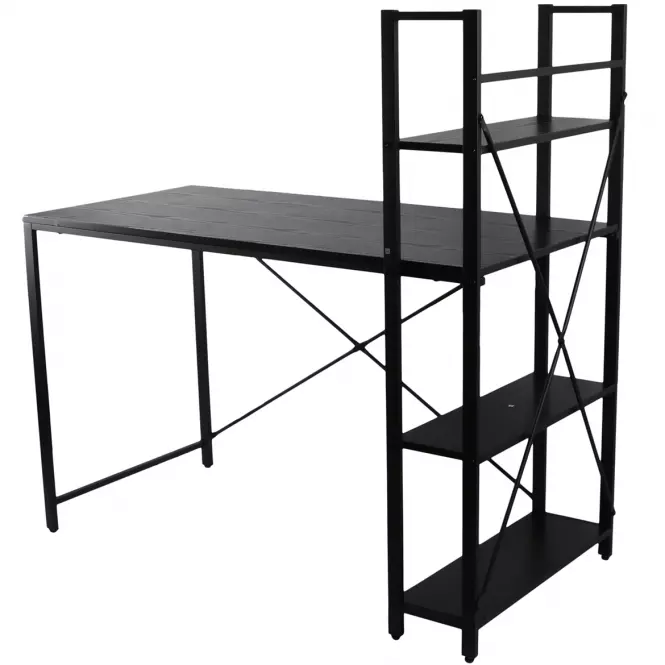 Písací stôl Loft 8637 H čierny
