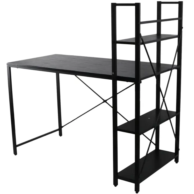 Písací stôl Loft 8637 H čierny,4