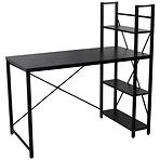 Písací stôl Loft 8637 H čierny