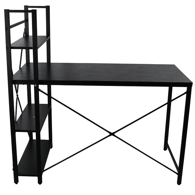 Písací stôl Loft 8637 H čierny