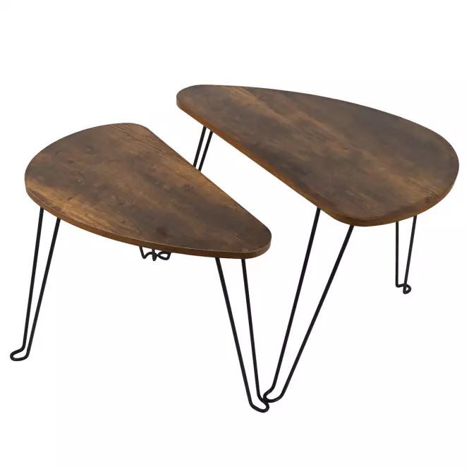 Sada Stolíkov Loft 8621 E dark vintage wood,3