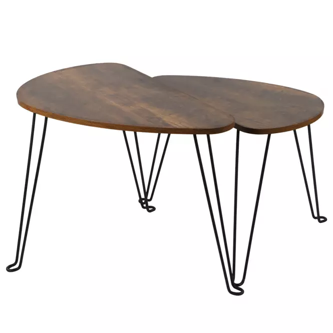 Sada Stolíkov Loft 8621 E dark vintage wood