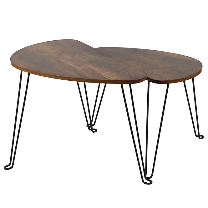 Sada Stolíkov Loft 8621 E dark vintage wood