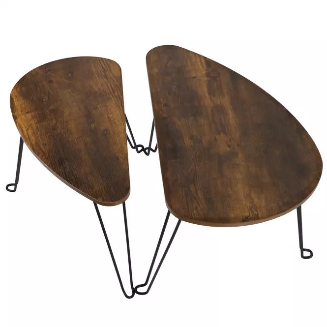 Sada Stolíkov Loft 8621 E dark vintage wood