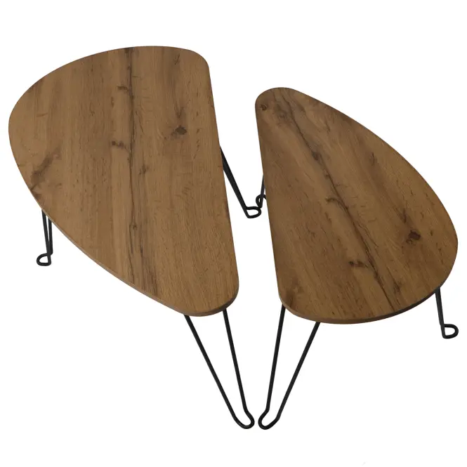 Súprava stolíkov Loft 8647 C vintage wood,5