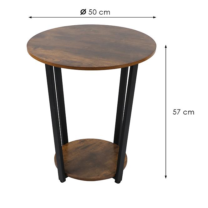 Konferenčný Stolík Loft 8623 E dark vintage wood