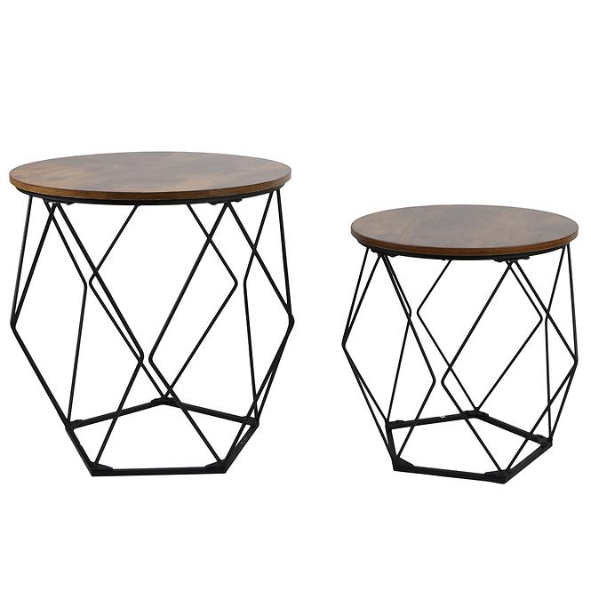 Sada Stolíkov Loft 8625 E dark vintage wood