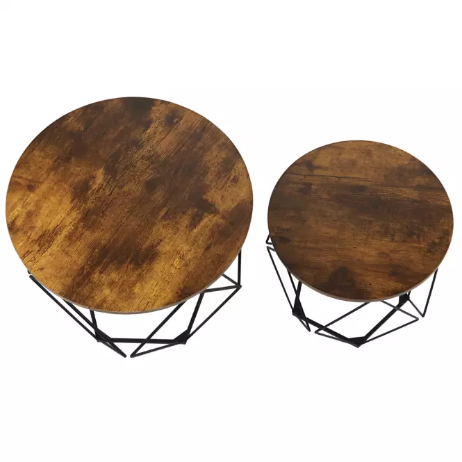 Sada Stolíkov Loft 8625 E dark vintage wood