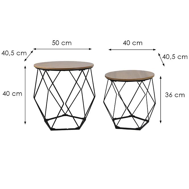 Sada Stolíkov Loft 8626 C vintage wood,3