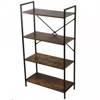 Regál Loft 8638 E dark vintage wood