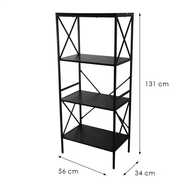 Regál Loft 8630 E black