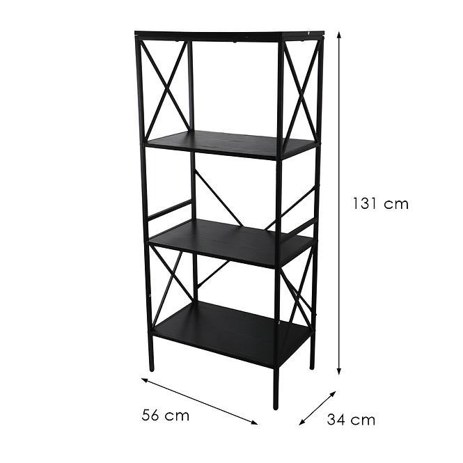 Regál Loft 8630 E black