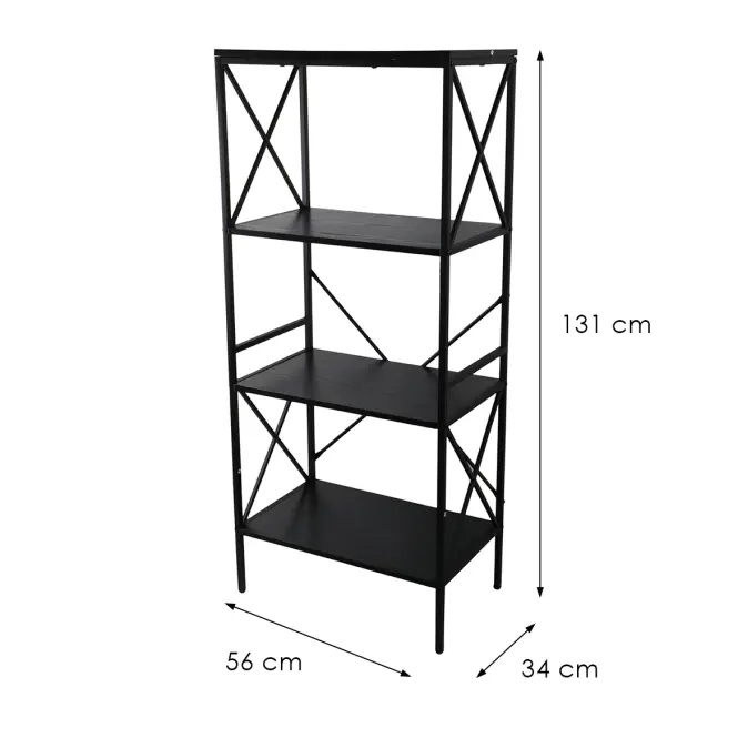 Regál Loft 8630 E black,2