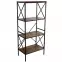 Regál Loft 8631 H dark vintage wood,3