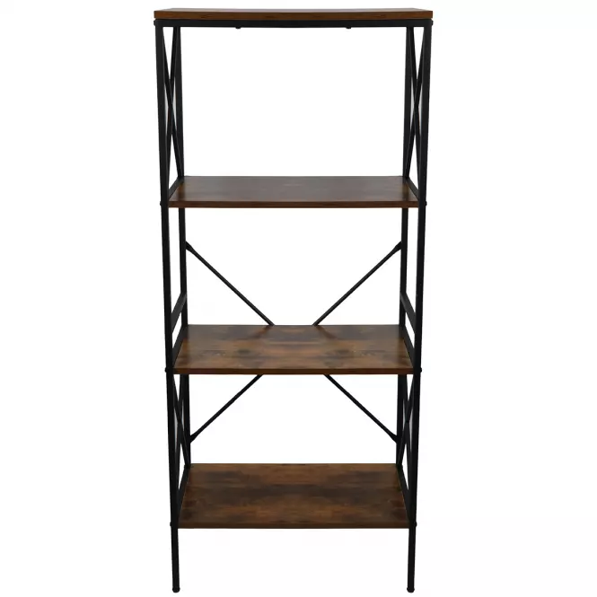 Regál Loft 8631 H dark vintage wood