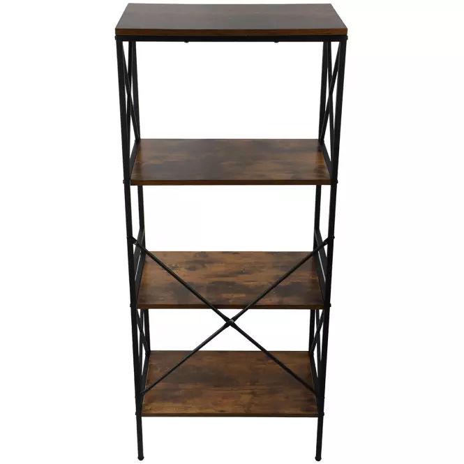 Regál Loft 8631 H dark vintage wood