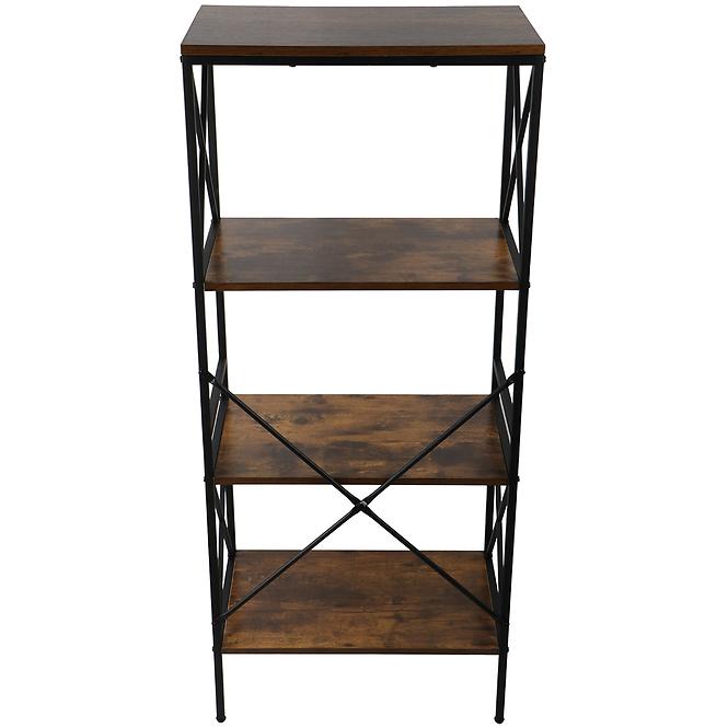 Regál Loft 8631 H dark vintage wood