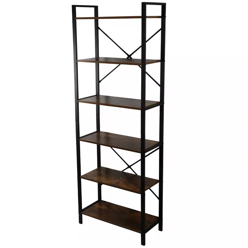 Regál Loft 8640 E dark vintage wood