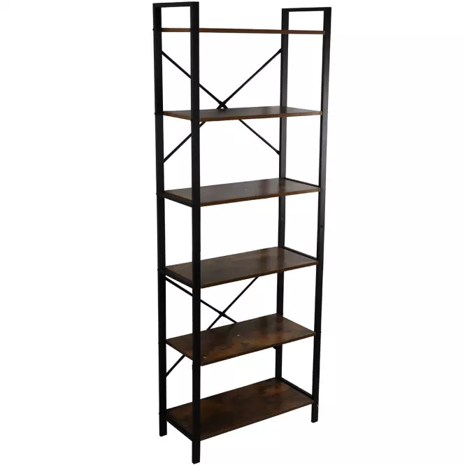Regál Loft 8640 E dark vintage wood