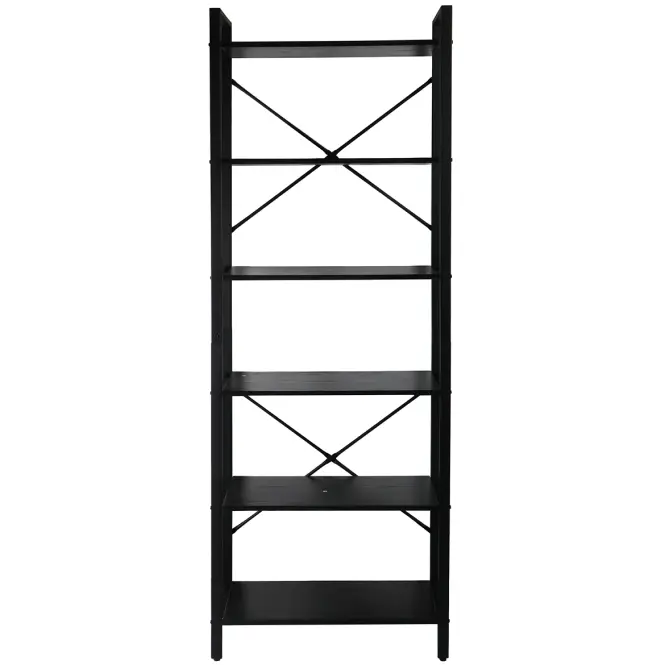 Regál Loft 8642 H čierny,4
