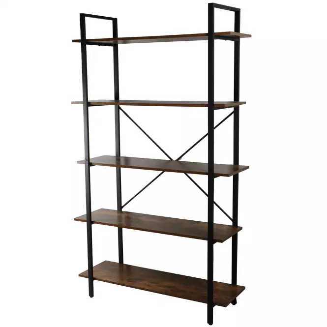 Regál Loft 8643 E dark vintage wood