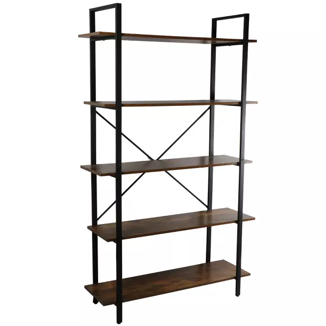 Regál Loft 8643 E dark vintage wood