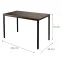Stôl Loft 8632 E dark vintage wood,2