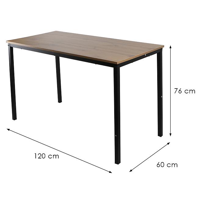 Podkrovný stôl 8633 C vintage drevo,2