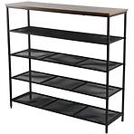 Skrinka na topánky Loft 8646 E dark vintage wood Skrinka na topánky Loft 8646 E dark vintage wood