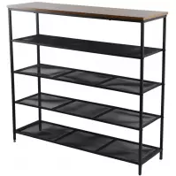 Skrinka na topánky Loft 8646 E dark vintage wood