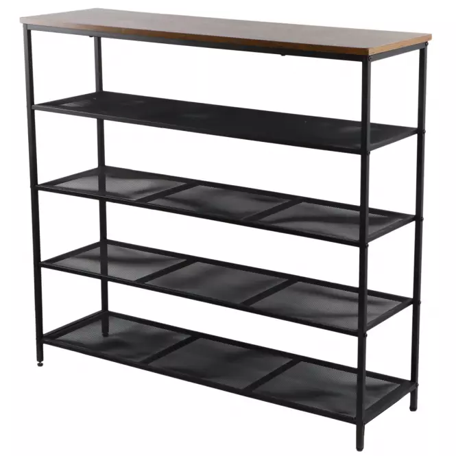 Skrinka na topánky Loft 8646 E dark vintage wood