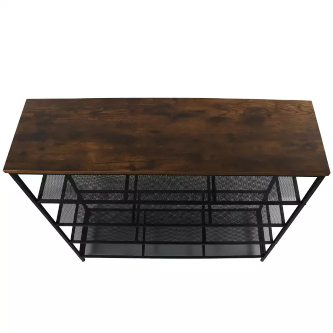 Skrinka na topánky Loft 8646 E dark vintage wood