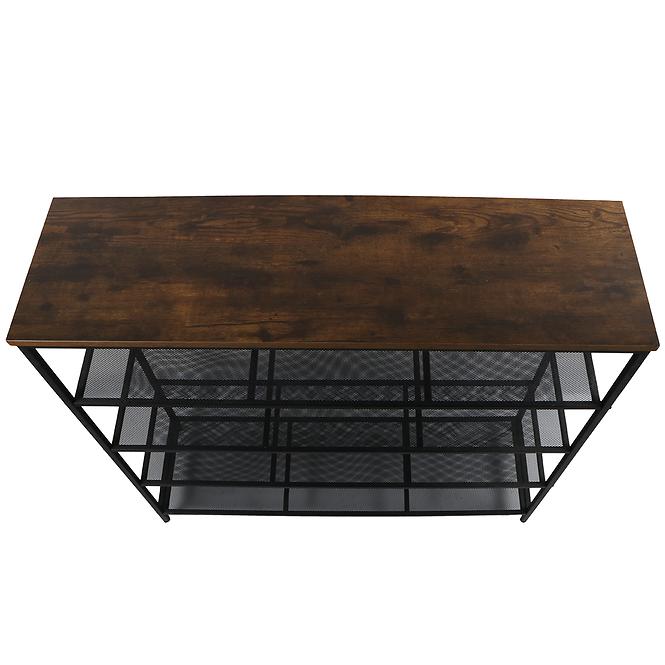 Skrinka na topánky Loft 8646 E dark vintage wood