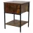 Nočný Stolík Loft 8624 E dark vintage wood