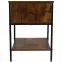 Nočný Stolík Loft 8624 E dark vintage wood,4