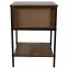 Nočný Stolík Loft 8624 E dark vintage wood,5