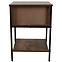 Nočný Stolík Loft 8624 E dark vintage wood,5