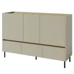 Komoda Luca LC7 3S3D eukalyptus/dub baltic