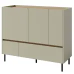 Komoda Luca LC8 2S3D eukalyptus/dub baltic