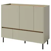 Komoda Luca LC8 2S3D eukalyptus/dub baltic