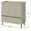 Komoda Luca LC9 2S2D eukalyptus/dub baltic,2