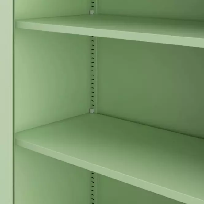 Kovová kancelárska skriňa Alex pastelovozelená