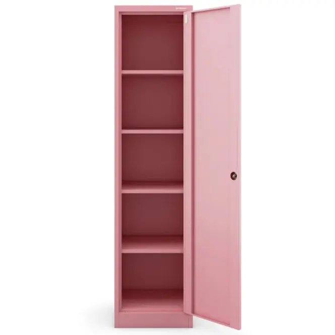 Kovová kancelárska skriňa Alex pastelovoružová,4
