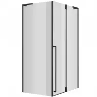 Sprchový kút Bravo 100x80x195 black
