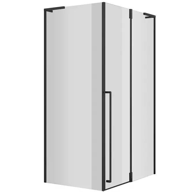 Sprchový kút Bravo 100x80x195 black